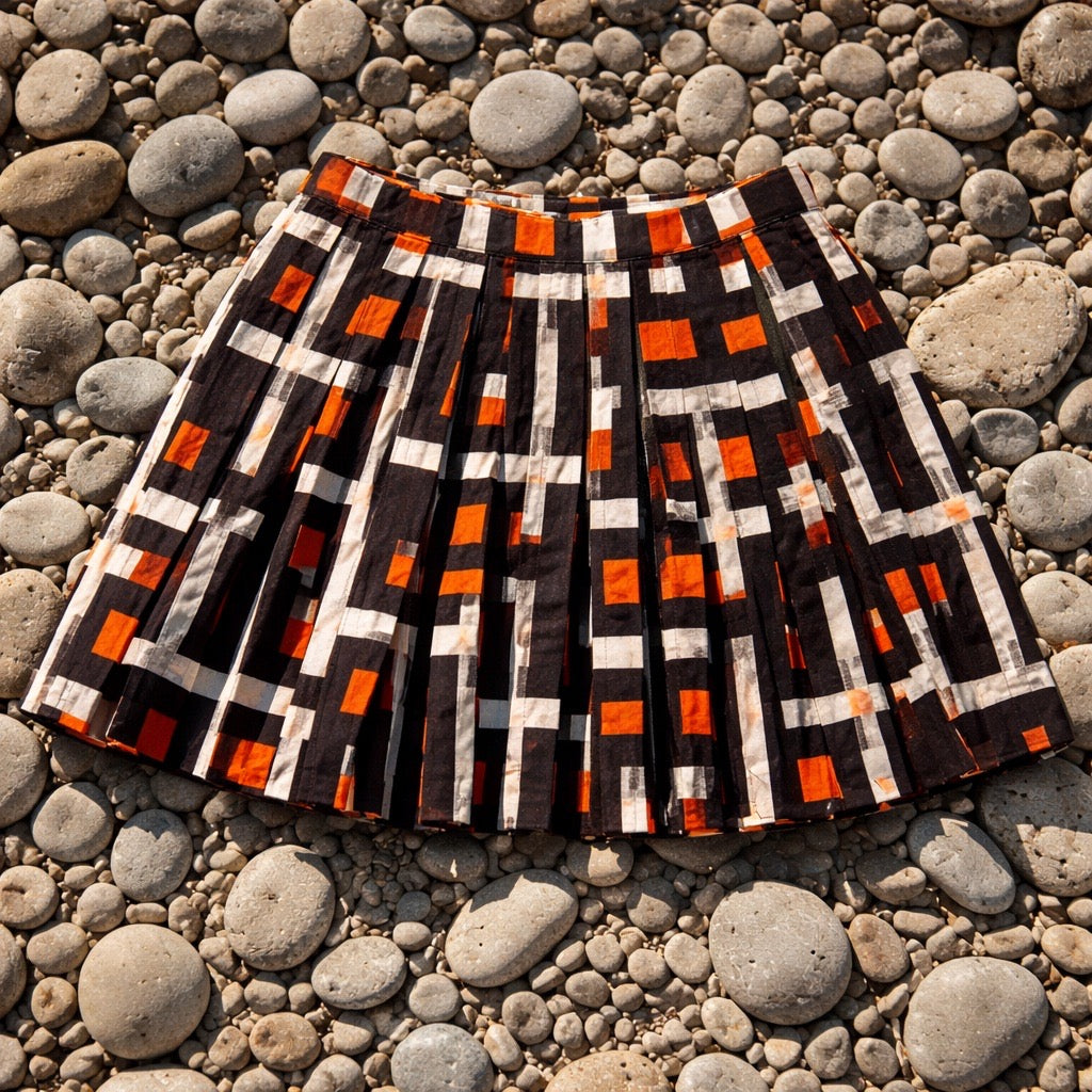 The MARA NOIR Pleated Mini Skirt