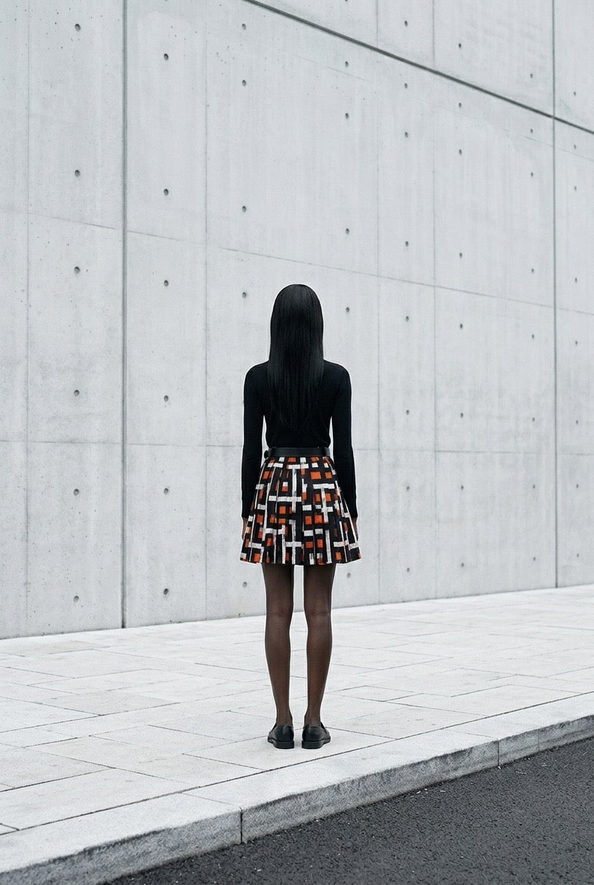 The MARA NOIR Pleated Mini Skirt