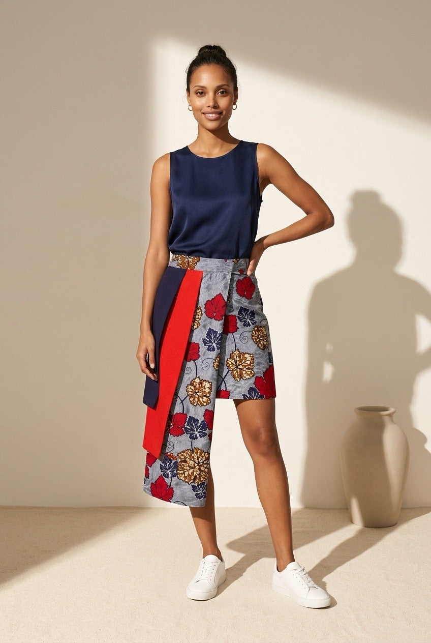 The MARA NOIR Asymmetrical Statement Skirt