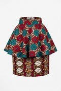 The MARA NOIR Layered Peplum Skirt