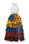 The MARA NOIR Tiered Statement Skirt