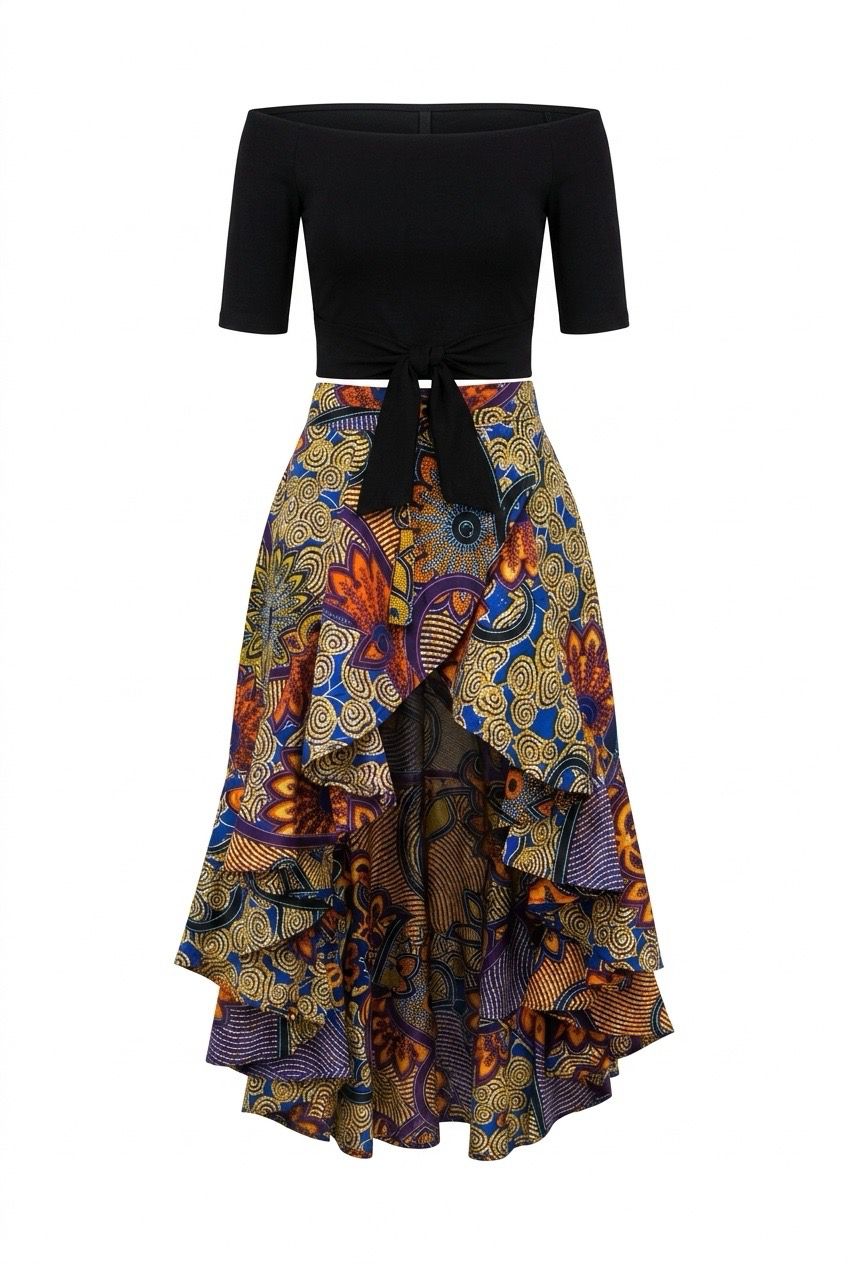 The MARA NOIR Cascading Ruffle Skirt
